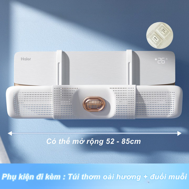 Tấm Chắn Gió Điều Hòa 8D Spacing Air Tạo Hương Thơm - Home and Garden
