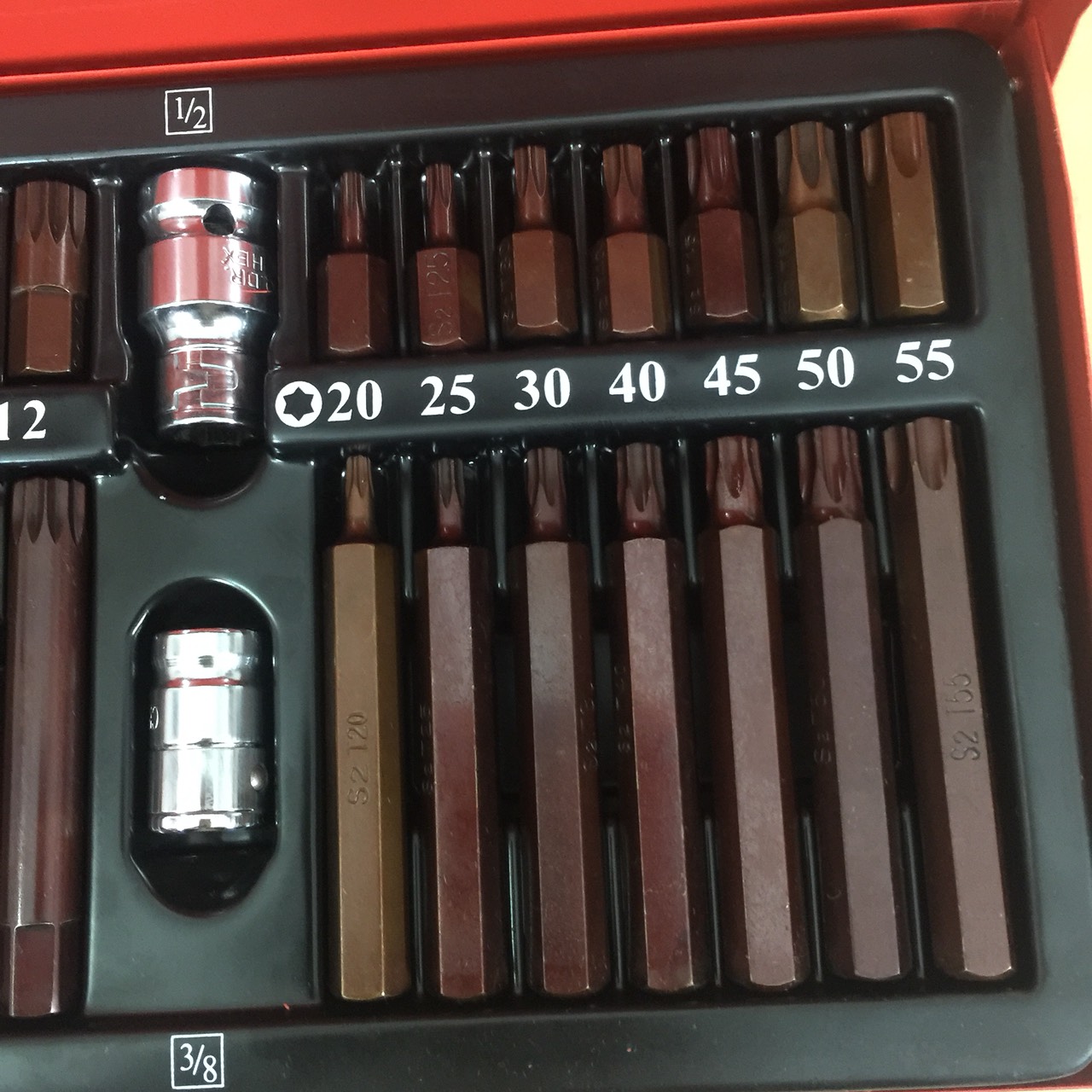 Bộ mũi hoa thị 40 chi tiết bằng ĐỒNG CHUẨN không lo toét, gãy mũi