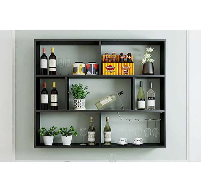 Kệ Gỗ Treo Tường Giấu Chân Khổ A4 Tundo CTKT223 KT 120x100x22 cm