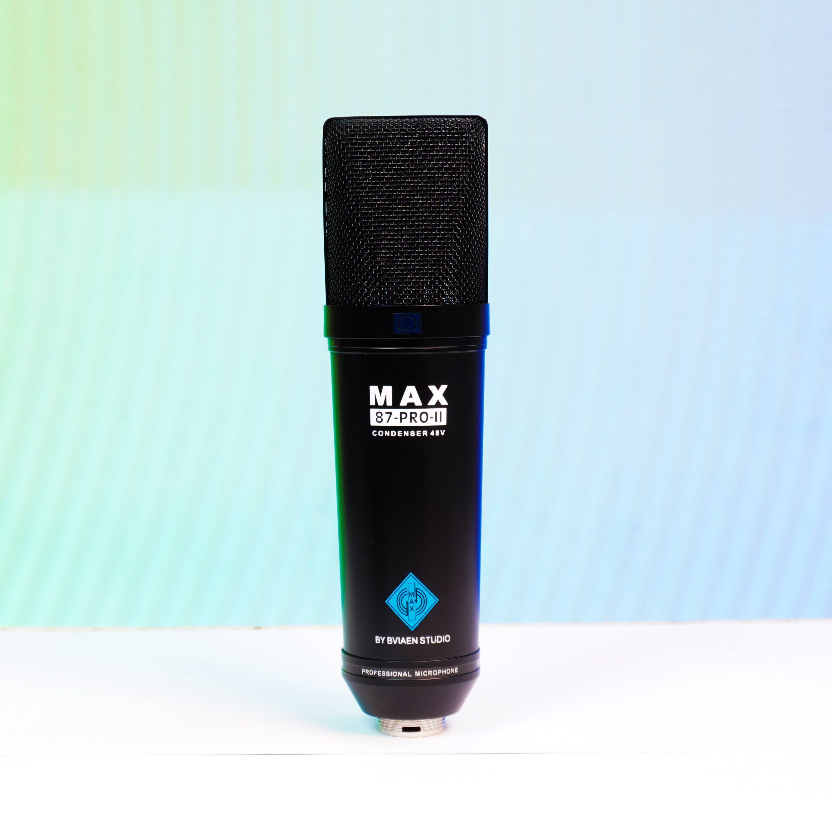 Mic thu âm Max 87-Pro-II - Phiên bản mới 2022 - Micro 48V thu âm chuyên nghiệp - Condenser microphone - Dùng cho phòng thu, livestream, karaoke online - Tương thích nhiều loại soundcard, mixer - Thiết kế tinh tế, sang trọng - Hàng nhập khẩu