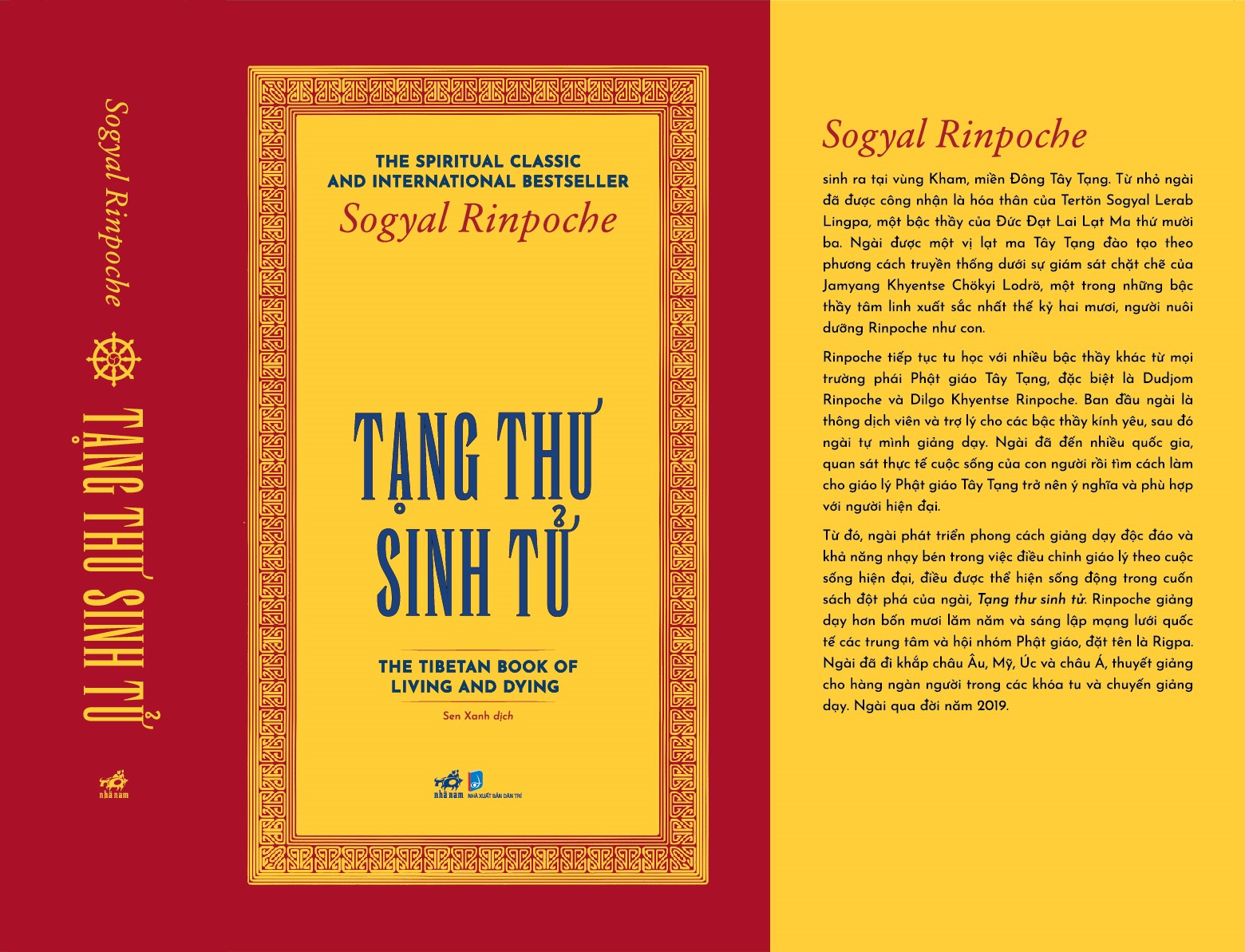 Sách - Tạng thư sinh tử: The tibetan book of living anh dying (Sogyal Rinpoche) (Nhã Nam Official)