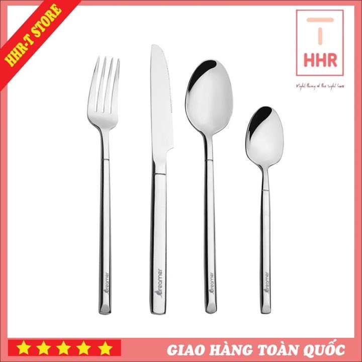 Dao Dĩa Thìa Ăn Bít Tết  Bánh Kem 3 Món Inox Cao Cấp Sáng Bóng Bền Đẹp  Hàng Chính Hãng Dreamer