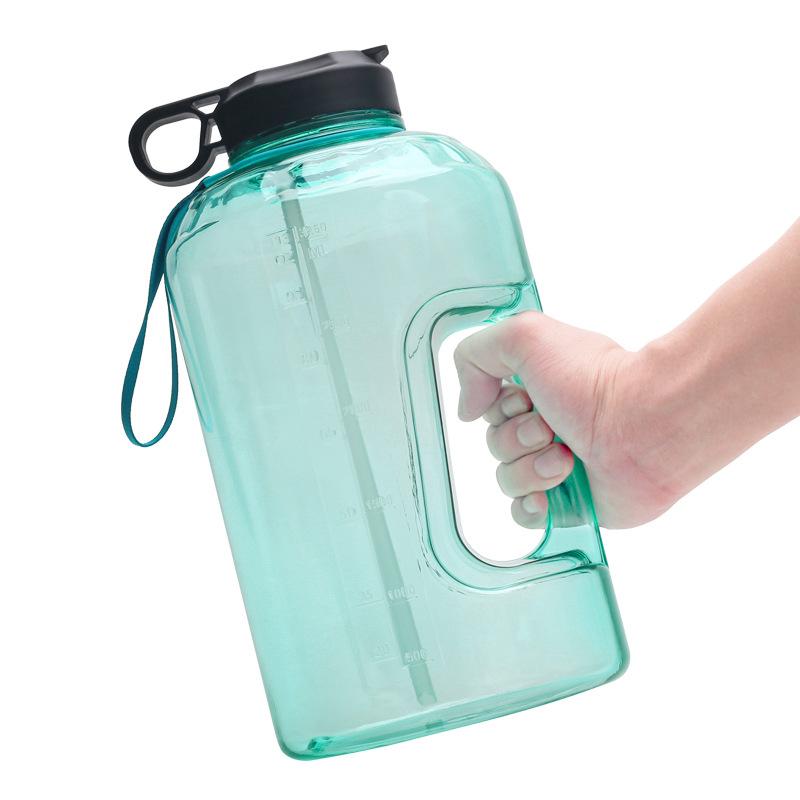 Gallon Nhựa dung tích lớn Bình nước 3,78L Bình nước thể thao Bình nước thể dục