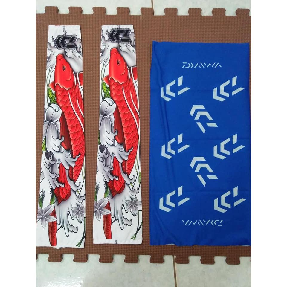 Gang tay và khăn đi câu cá