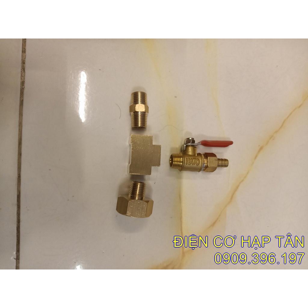 Bộ giảm áp máy xịt rửa xe để xịt rửa máy lạnh răng 14mm, răng 22mm