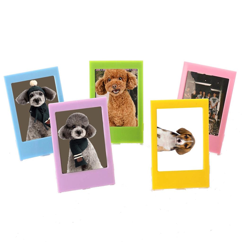 2x5 Colors 3" Plastic Table Photo Frame for Fujifilm Instax Mini 9 8 8+ 7s 70