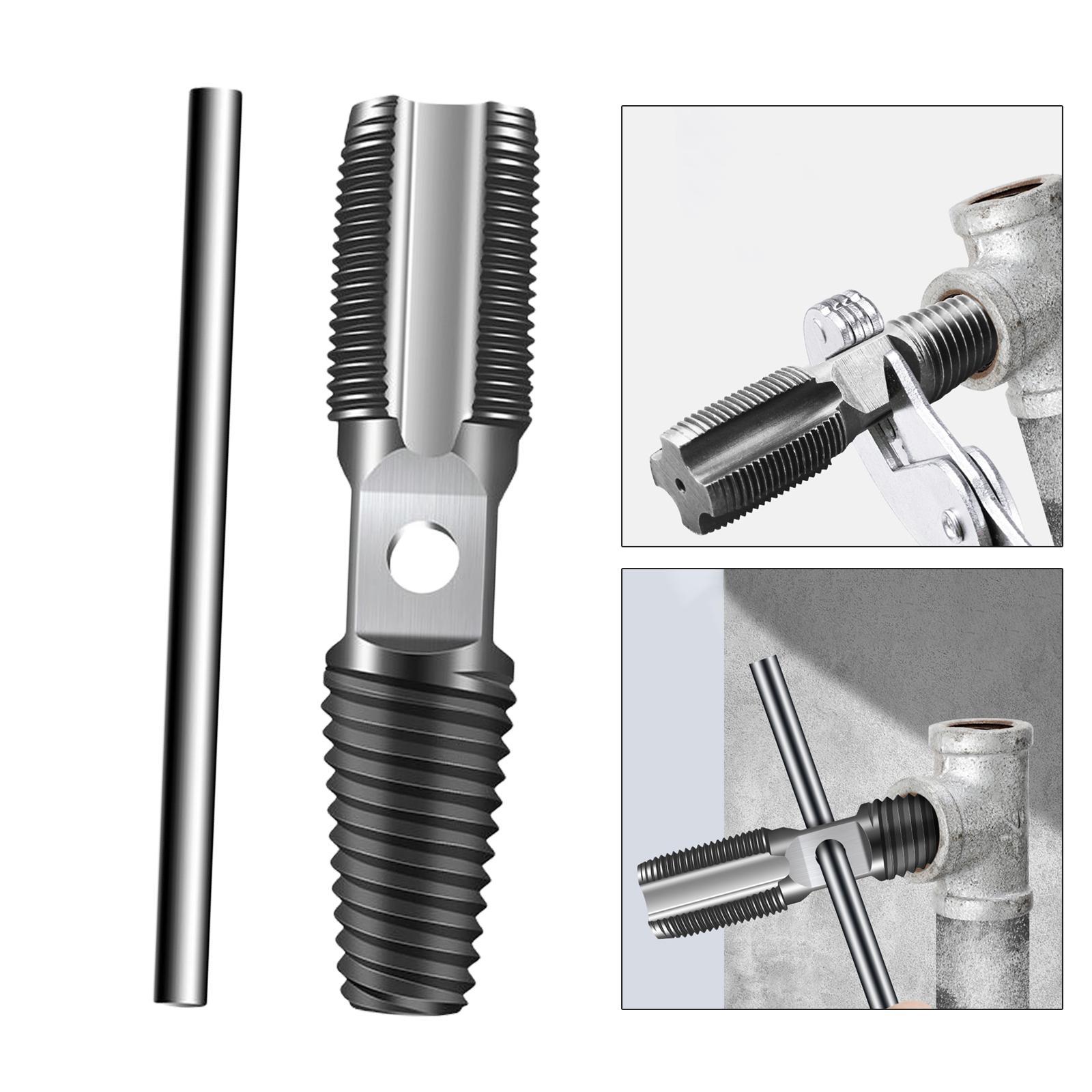 Screw Bolt Extractor, Double Head Damaged Screw Broken Blot Removal Tool for Pipes Valve Faucet