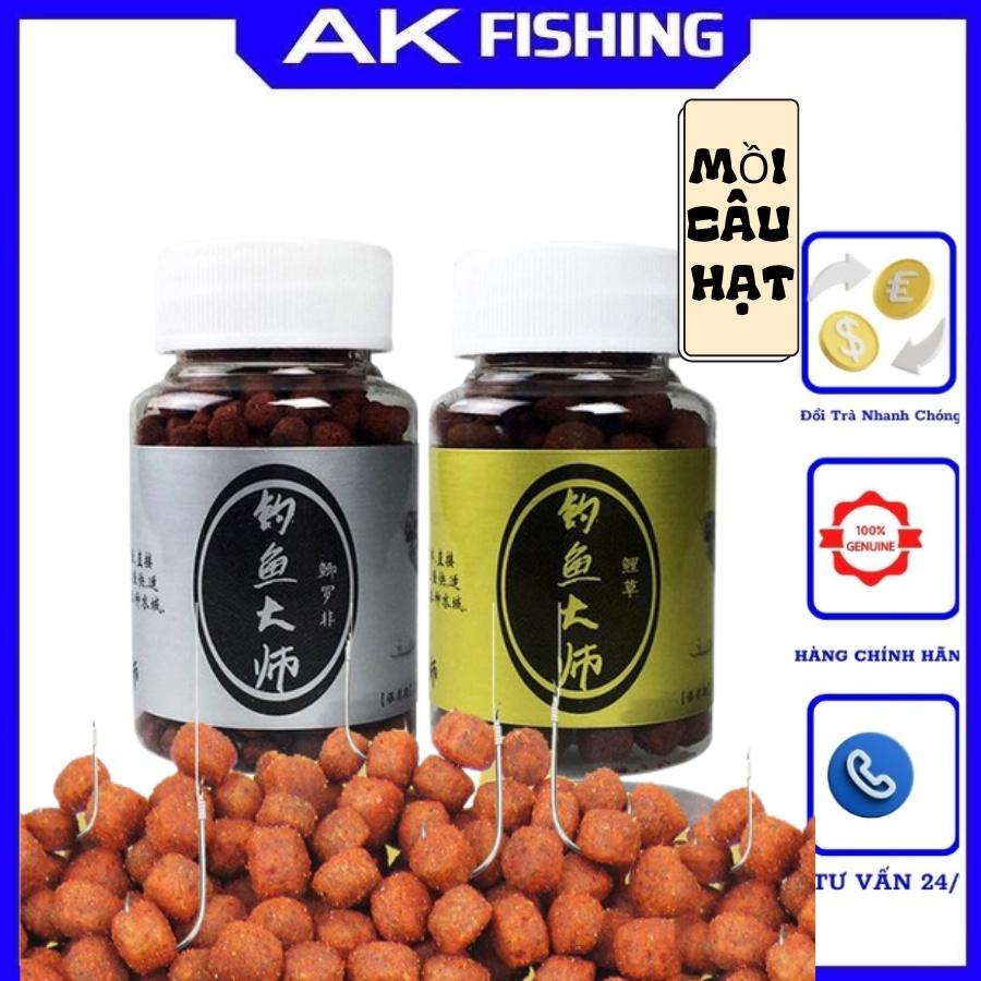 Mồi Câu Cá môi hạt Chuyên Chép, Trôi, Trắm, Rô Phi câu  đơn đài câu lục chất lượng giá rẻ