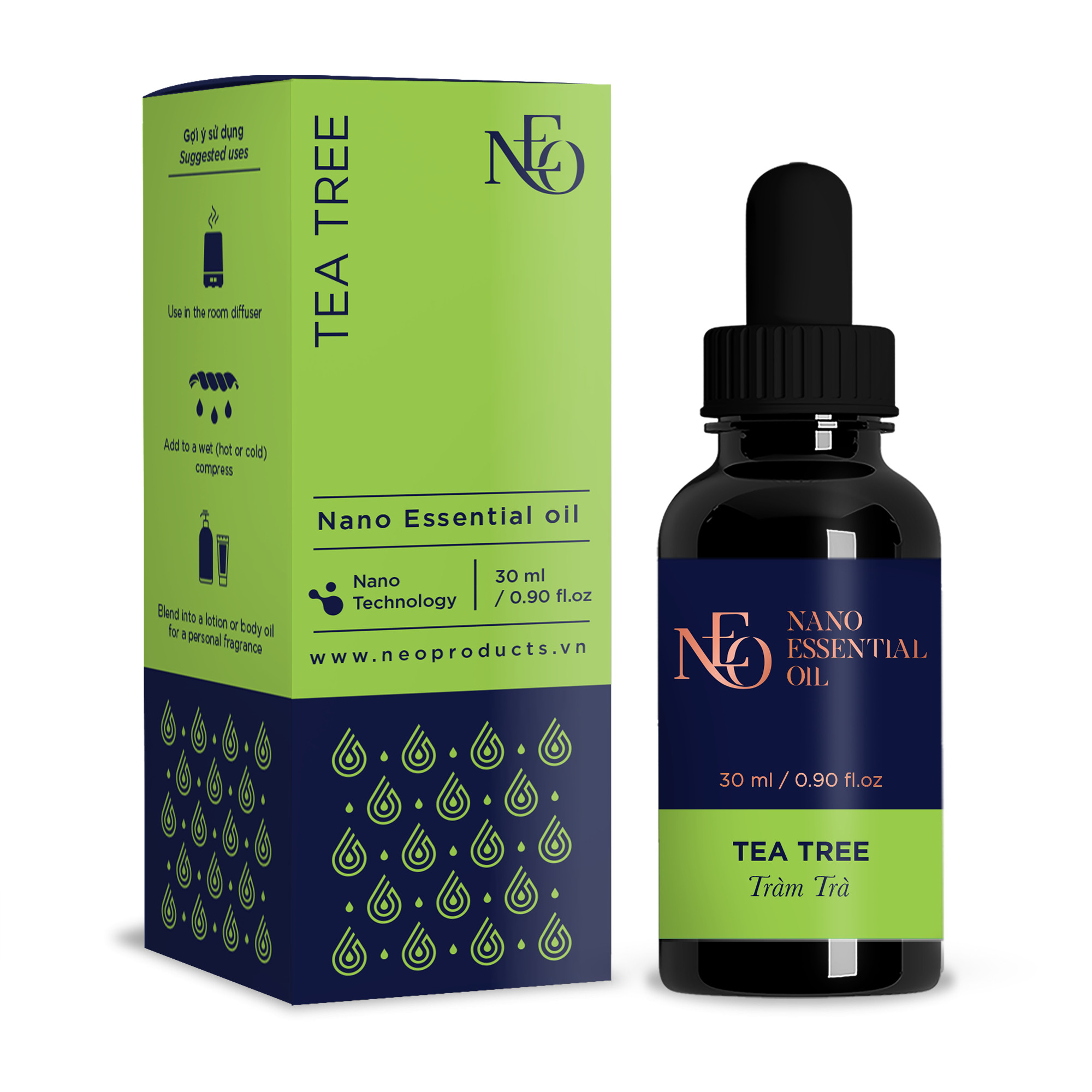 Tinh Dầu Thiên Nhiên Nano Tràm Trà 30ml