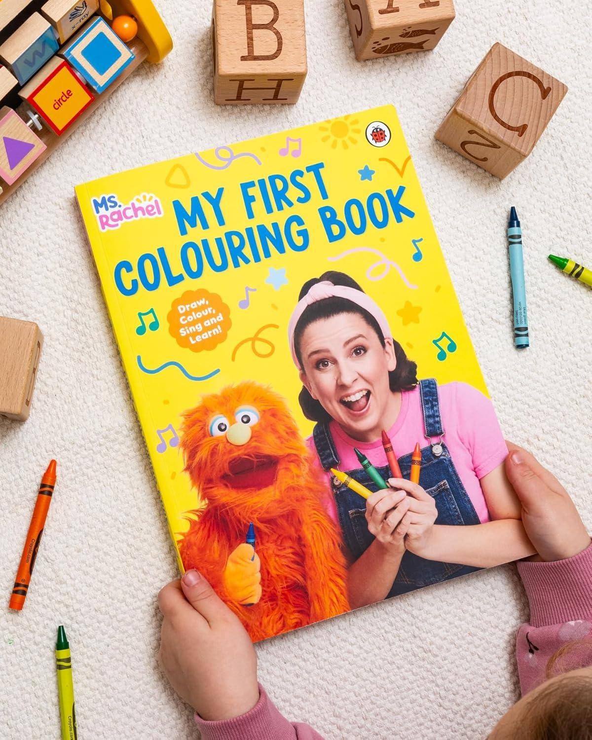 Sách ngoại văn: Ms Rachel - My First Colouring Book