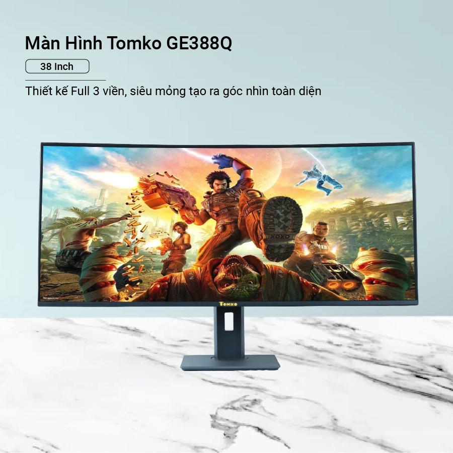 Màn hình TOMKO GE388Q 38_ Full 3 viền Màn cong 4K 60Hz - Hàng Chính Hãng Tomko