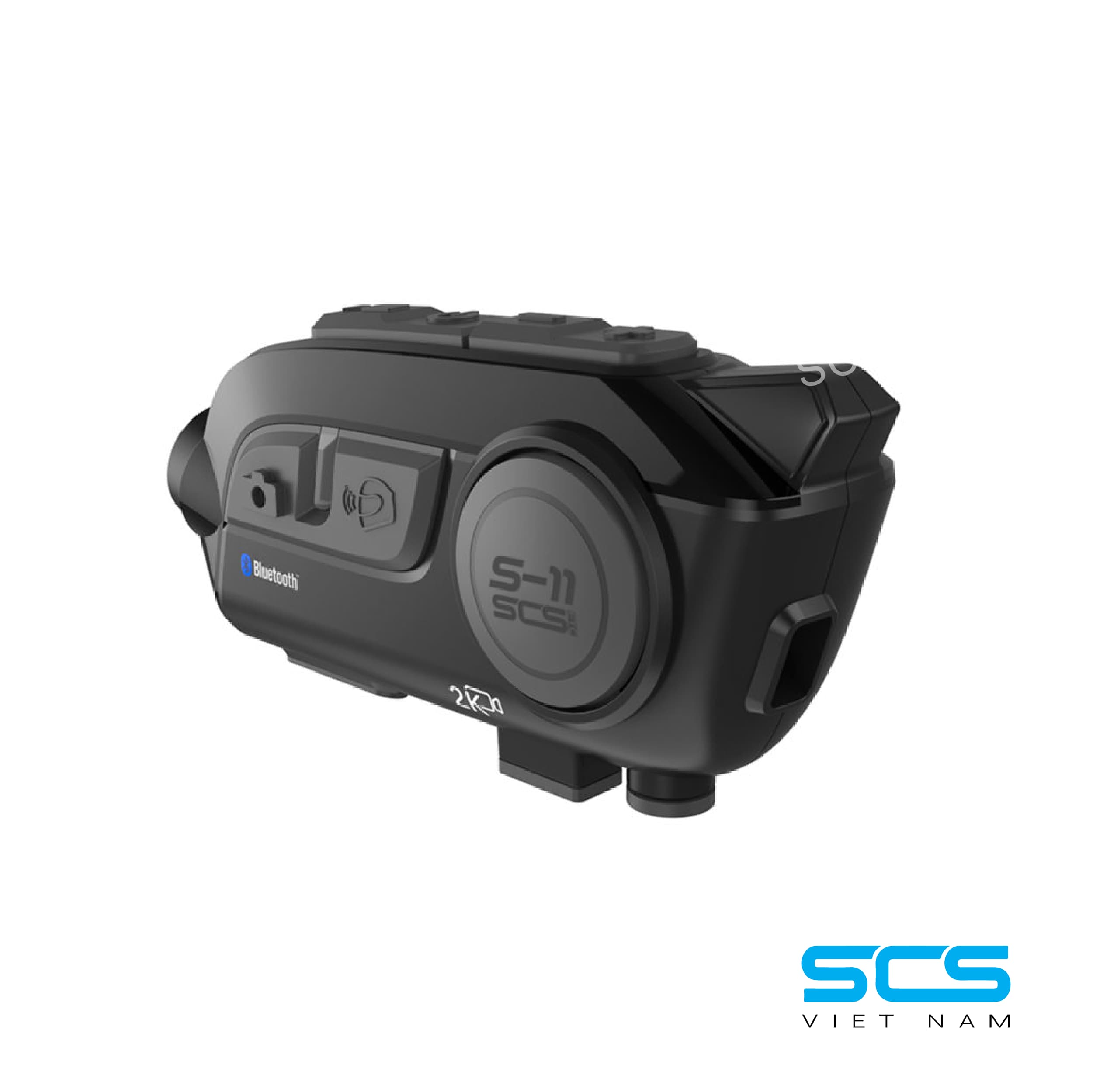 HÀNG CHÍNH HÃNG - Tai nghe mũ bảo hiểm mô tô phượt SCS Bluetooth helmet Camera 2k Intercom SCS S-11