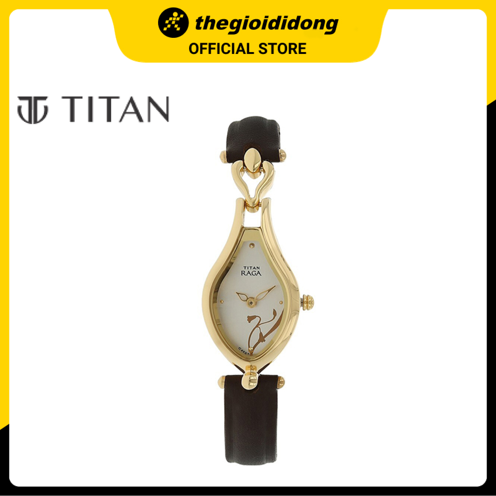 Đồng Hồ Nữ Dây Da Titan 2457YL01