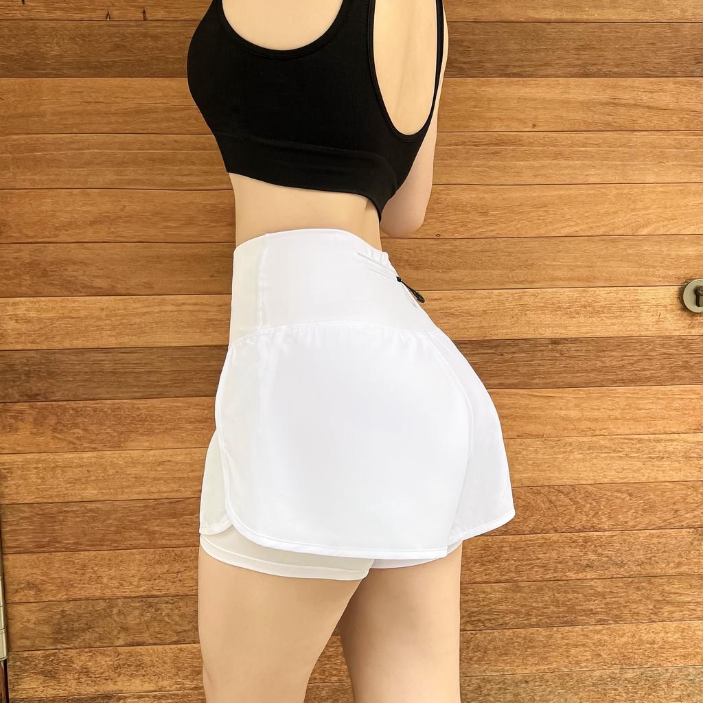 Quần Short Nữ Thể Thao 2 Lớp Tập Gym, Yoga CH127