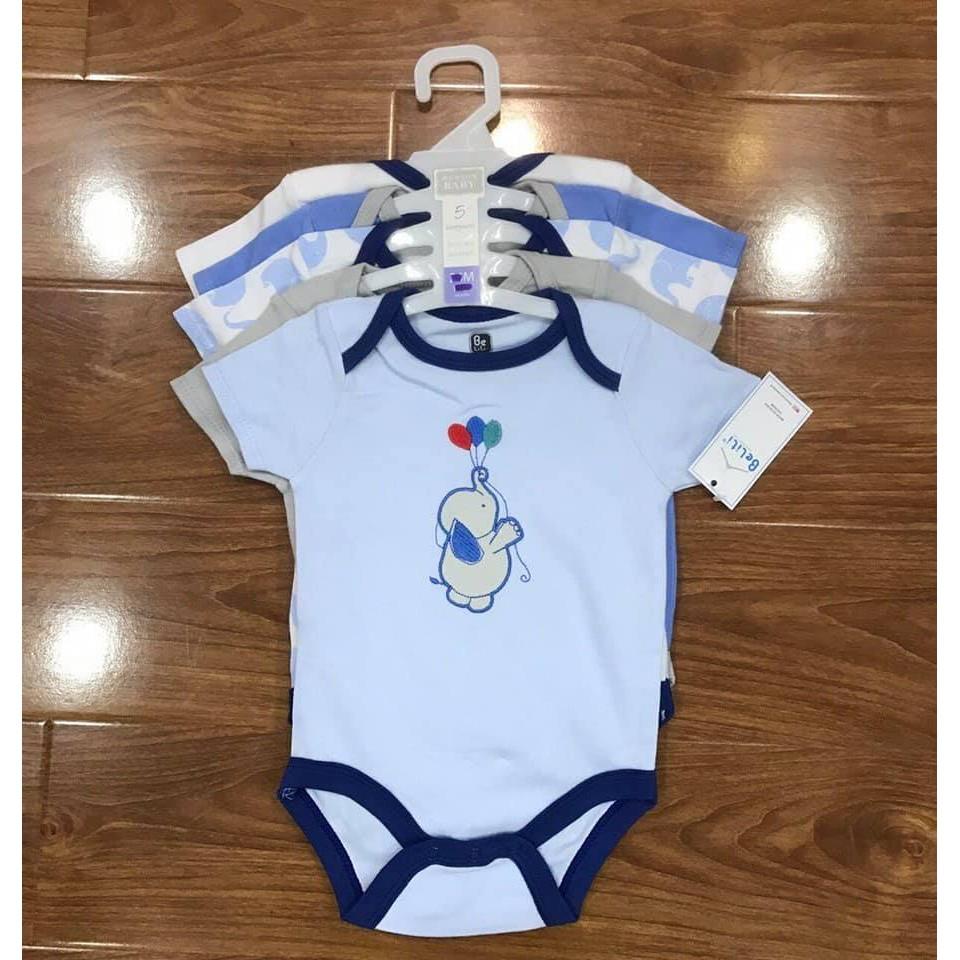 Set 5 chiếc body chip cộc tay cho bé