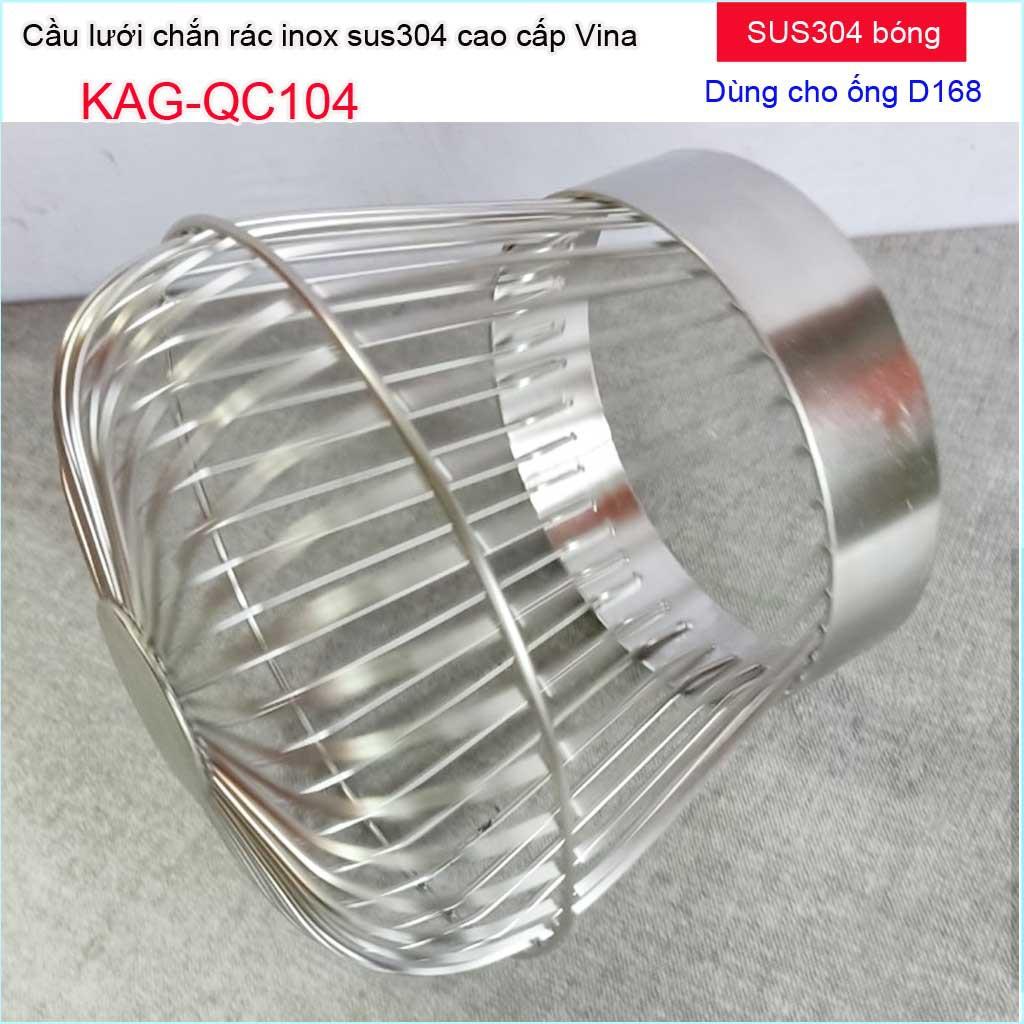 Quả cầu lưới Inox dày, chắn rác sân thượng, phễu chặn rác thoát nước mưa