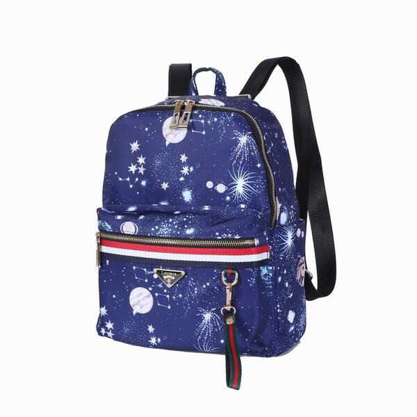 Balo thời trang nữ, chính hãng Miti, kiểu dáng hiện đại,nhiều ngăn, chất lượng BL5062 - XANH BLU SIZE L