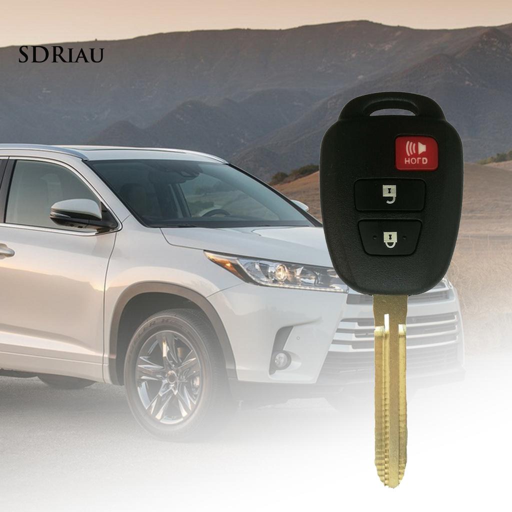 Vỏ Bọc Chìa Khóa Chống Trầy 3 Nút Bấm Cho Xe Toyota