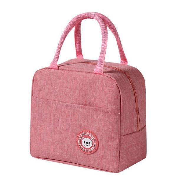 Túi đựng cơm thiết kế Hàn Quốc - Lunch Bag Có lớp bạc giữ nhiệt dễ vệ sinh