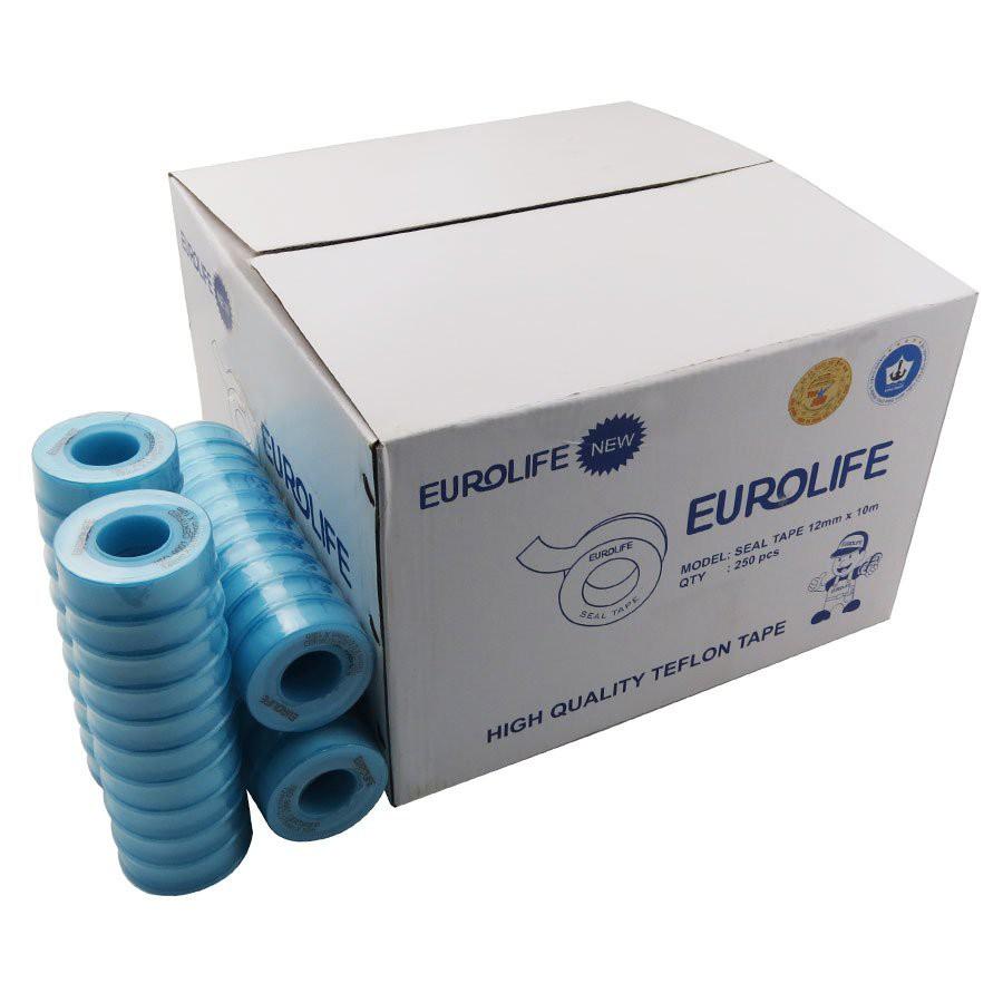 Hộp 250 cuộn băng tan  Eurolife bản 12mm dài 10m, chất lượng cao CSN-12