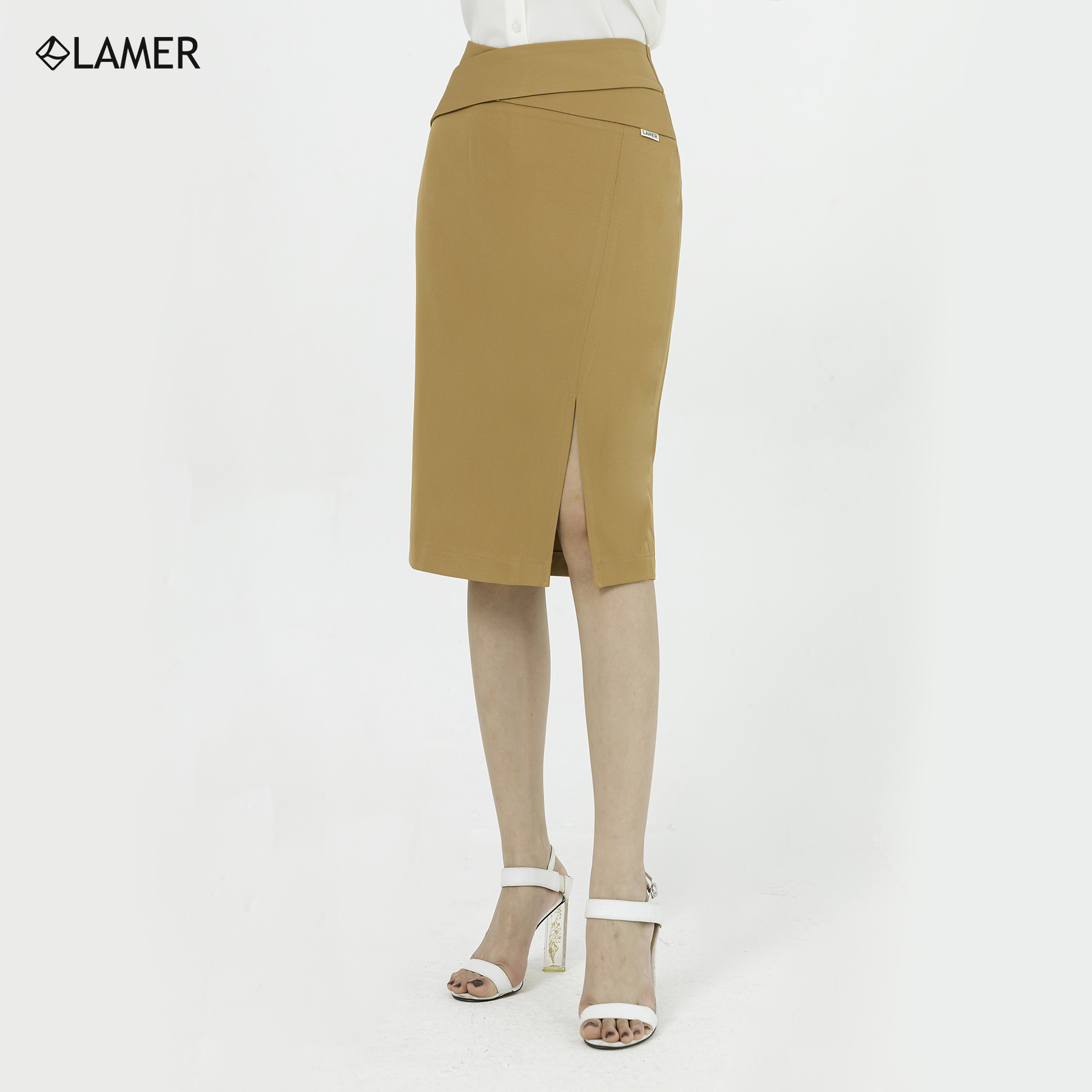 Chân váy cạp chéo LAMER L62F20Q028