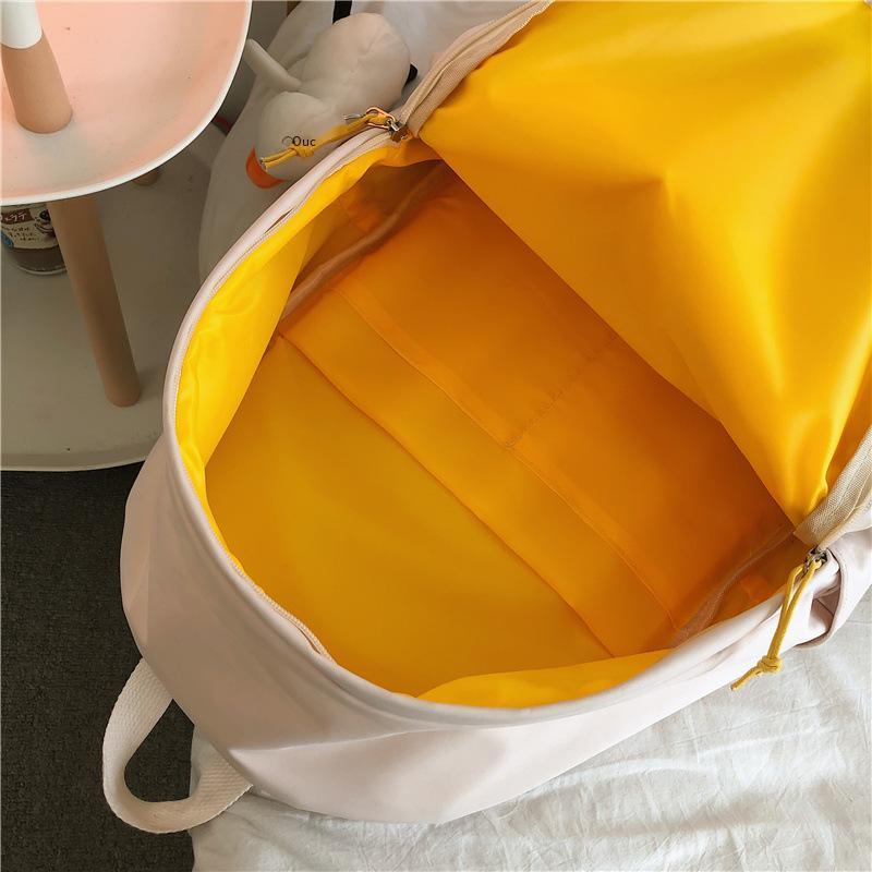 Đảm bảo chất lượng cặp học sinh nữ học sinh cấp 2 học sinh cấp 2 Phiên bản Hàn Quốc học sinh cấp 3 in vai sức chứa lớn ba lô nữ xu hướng đơn giản