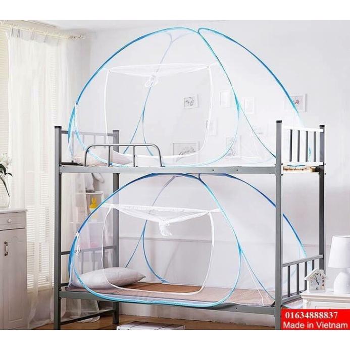 Màn chụp tự bung người lớn - mùng tự bung đỉnh chóp cao cấp 1m2 1m6 1m8 2m2 gấp gọn thông minh