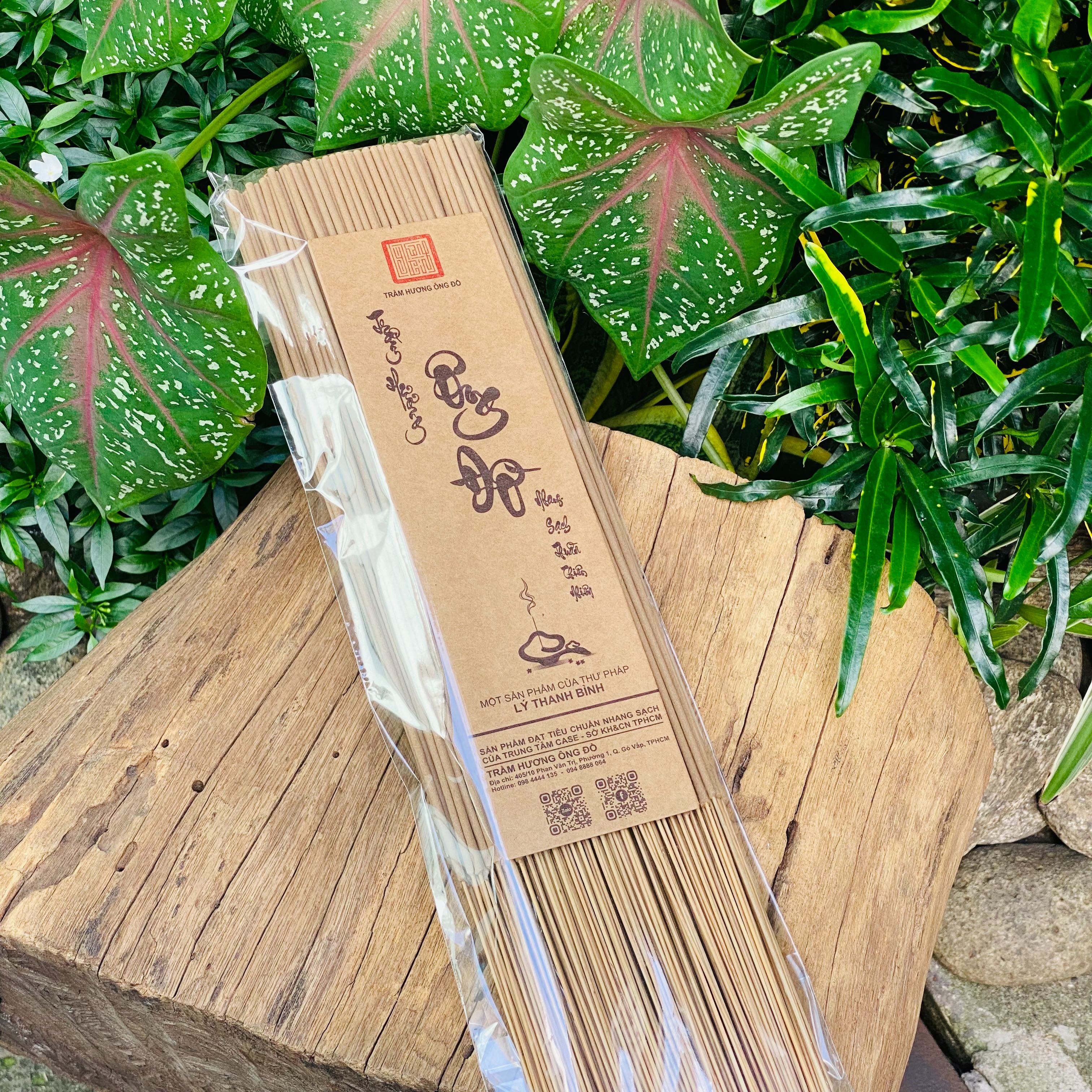 Nhang Trầm Hương 40cm, Loại Ký Cao Cấp, Nhang Sạch Thuần Thiên Nhiên