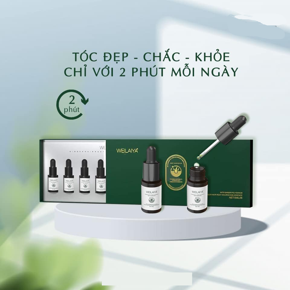 Huyết thanh mọc tóc Weilaiya - Serum kích mọc và làm dày tóc ( tặng kèm cặp minisize dầu gội )