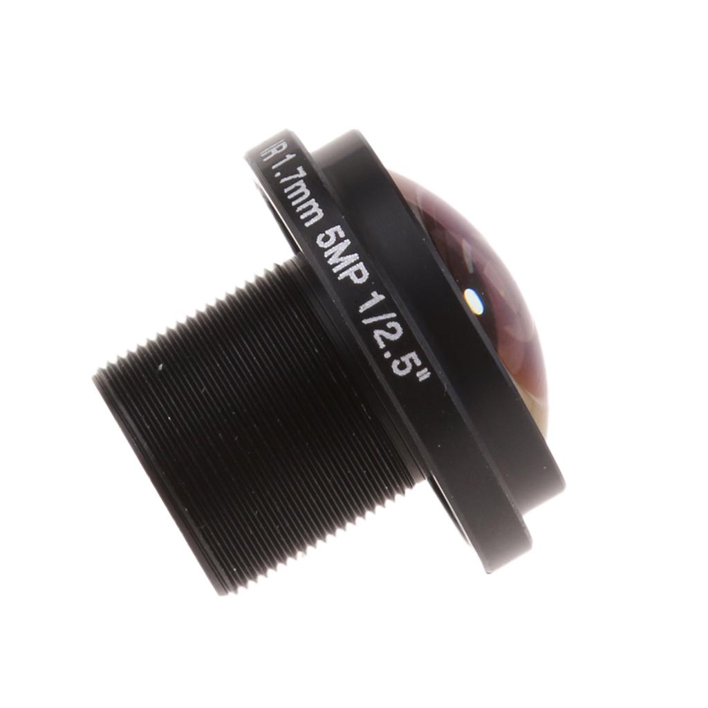 HD 5mp Fisheye 1.7mm CCTV Lens Wide Angle 1/2.5'' M12 IR Board For IP Camera