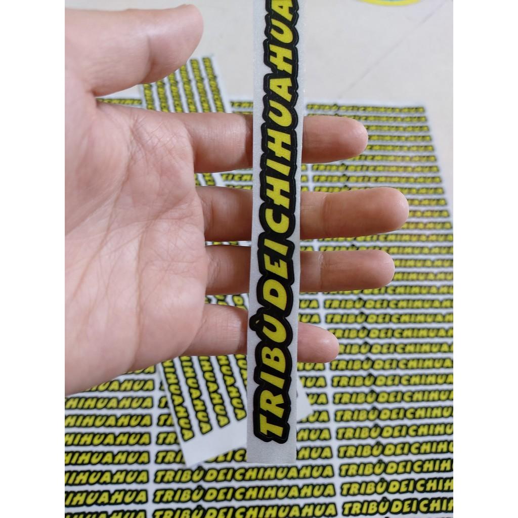 Tem dán kính nón bảo hiểm phản quang