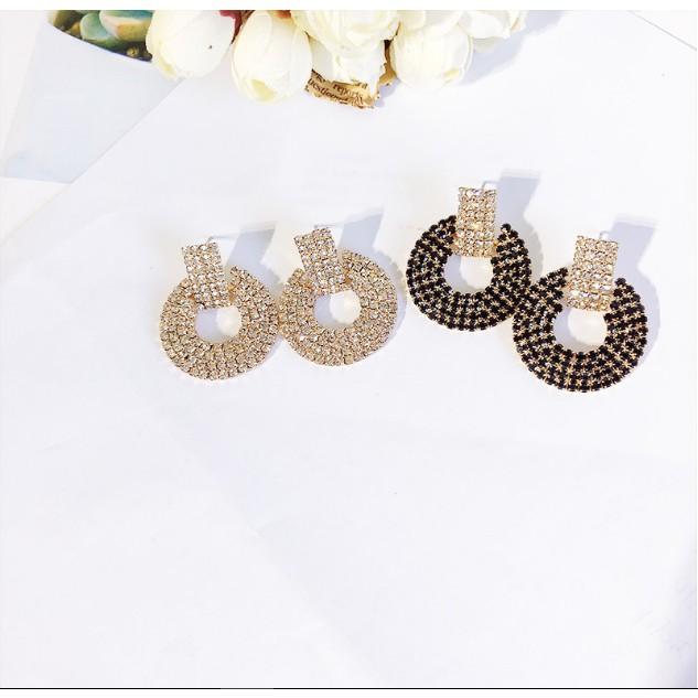 Bông tai ĐÍNH ĐÁ MỢ CHẢNH CỰC SANG