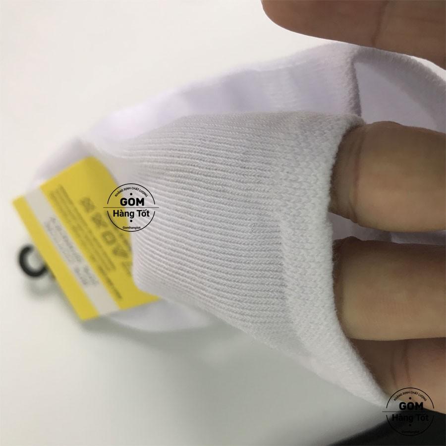 Vớ Trơn Cổ Ngắn, Tất Cổ Ngắn Nam/ Nữ vải cotton chuẩn xuất Nhật