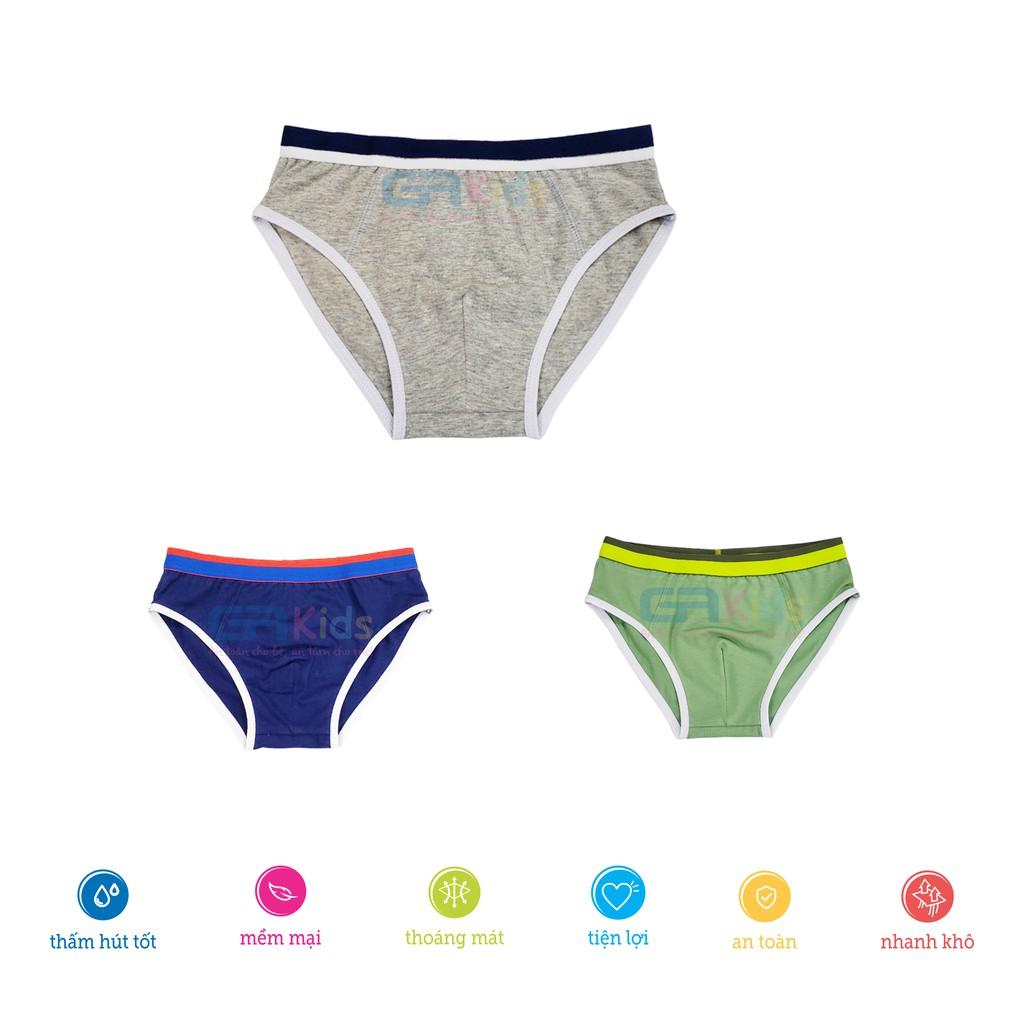 COMBO 3 QUẦN LÓT BÉ TRAI BRIEF GAKIDS