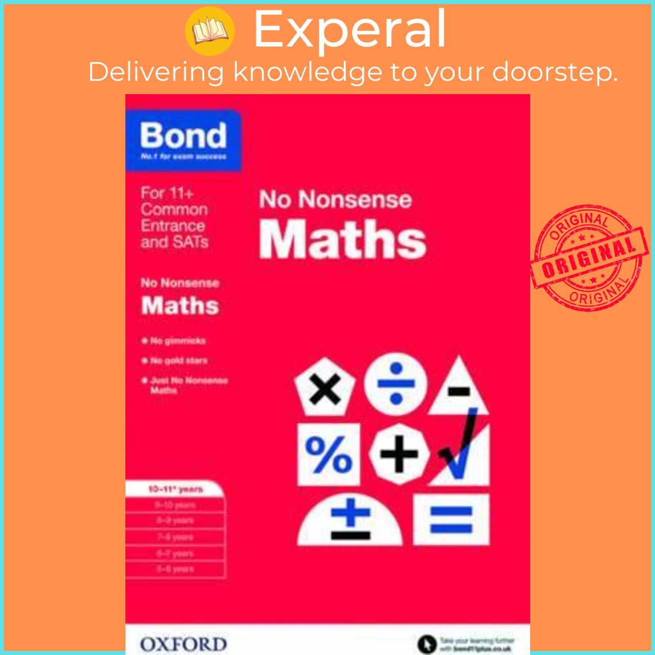 Sách - Bond: Maths: No Nonsense : 10-11+ years by Sarah Lindsay