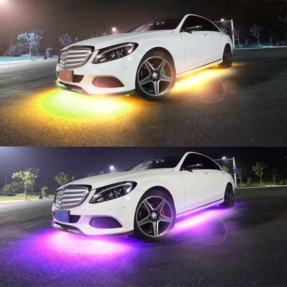 Bộ 4 Đèn Led Neon Chống Nước 8 Màu