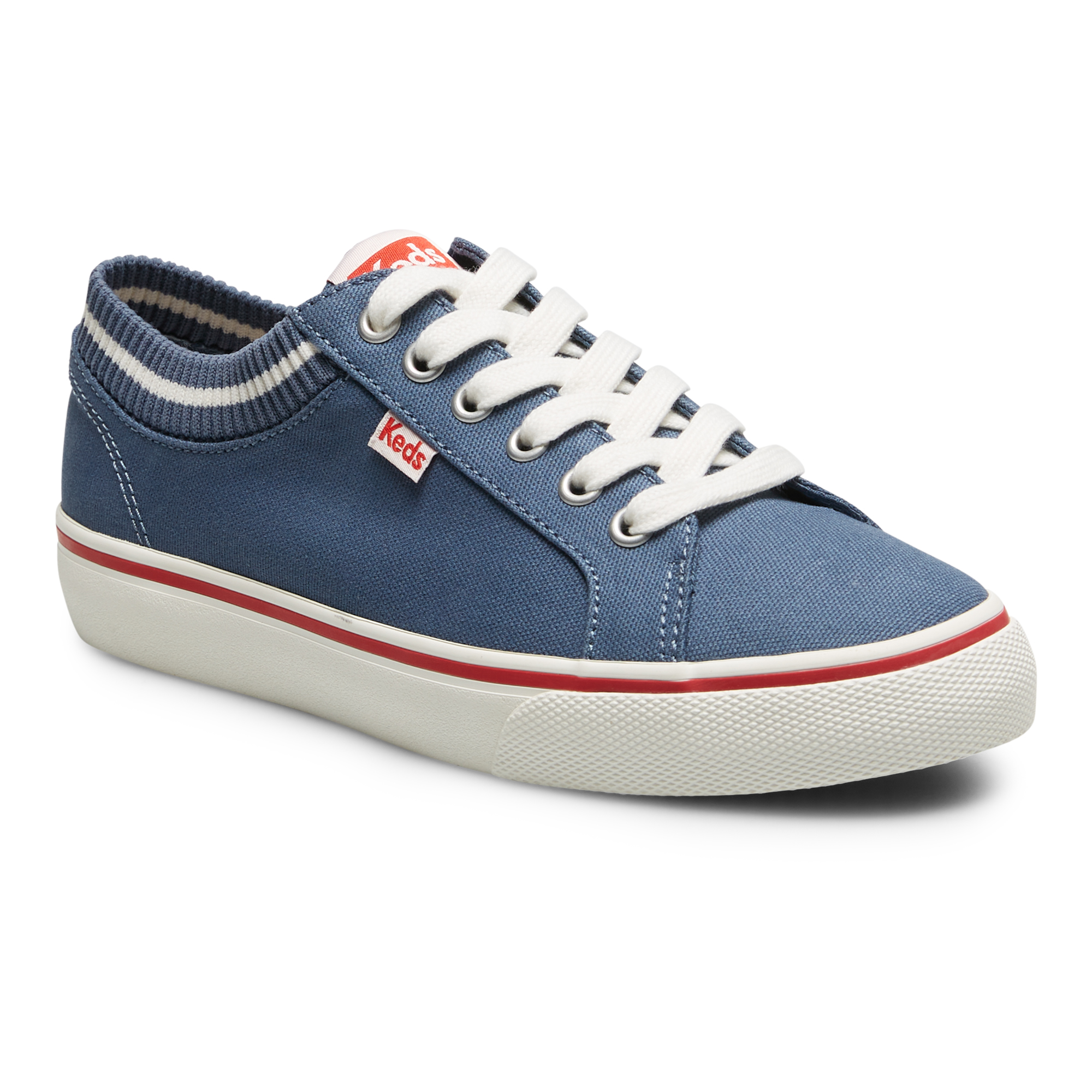 Giày Thể Thao Keds Nữ- Jump Kick Canvas Jump Kick Rib Knit Collar Navy/White- KD066427