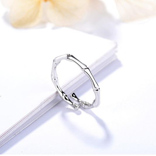 Nhẫn Nữ Freesize Ống Trúc Style Đơn Giản Cá Tính Thời Trang Hàn Quốc FN03