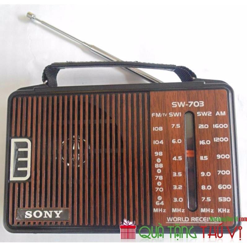 Đài Radio SW 703-Đài Chạy Pin Đại Nguồn 220v