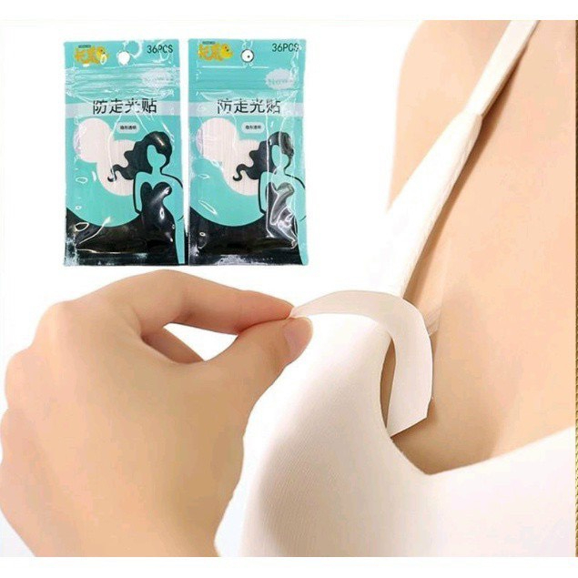 M198. Túi 36 miếng dán áo chống hở, băng dính cố định quần áo siêu hot