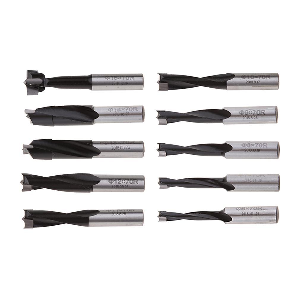 2Pcs 70mm Carbide Brad Point Boring Bits Right Hand Woodworking Drill Bits