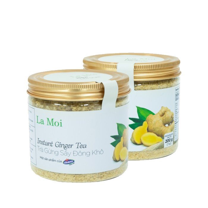 Trà Gừng Sấy Đông Khô Lon 200g