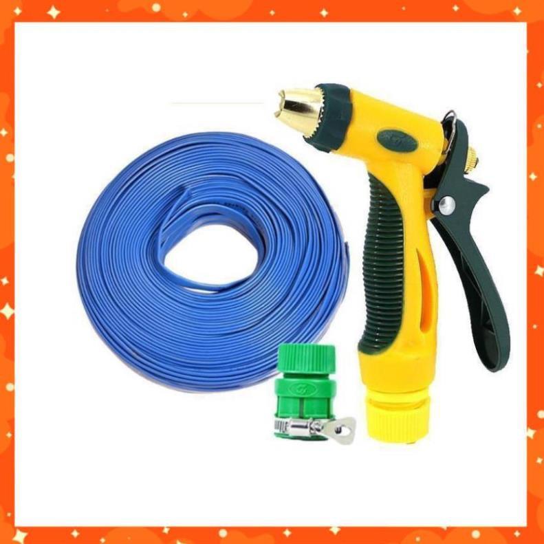 Bộ dây vòi xịt nước rửa xe,tưới cây tăng áp 3 lần 15M 206317