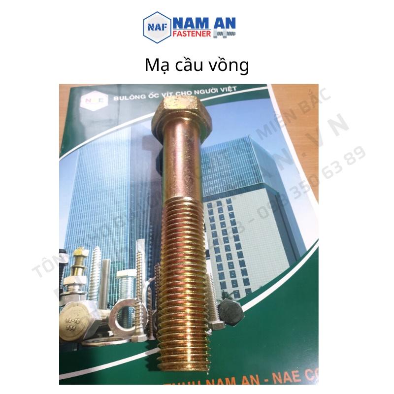 Bulong M24 cấp bền 8.8, bu lông lục giác M24, bu lông 8.8, đường kính 24mm, độ dài: 70 -> 150 mm