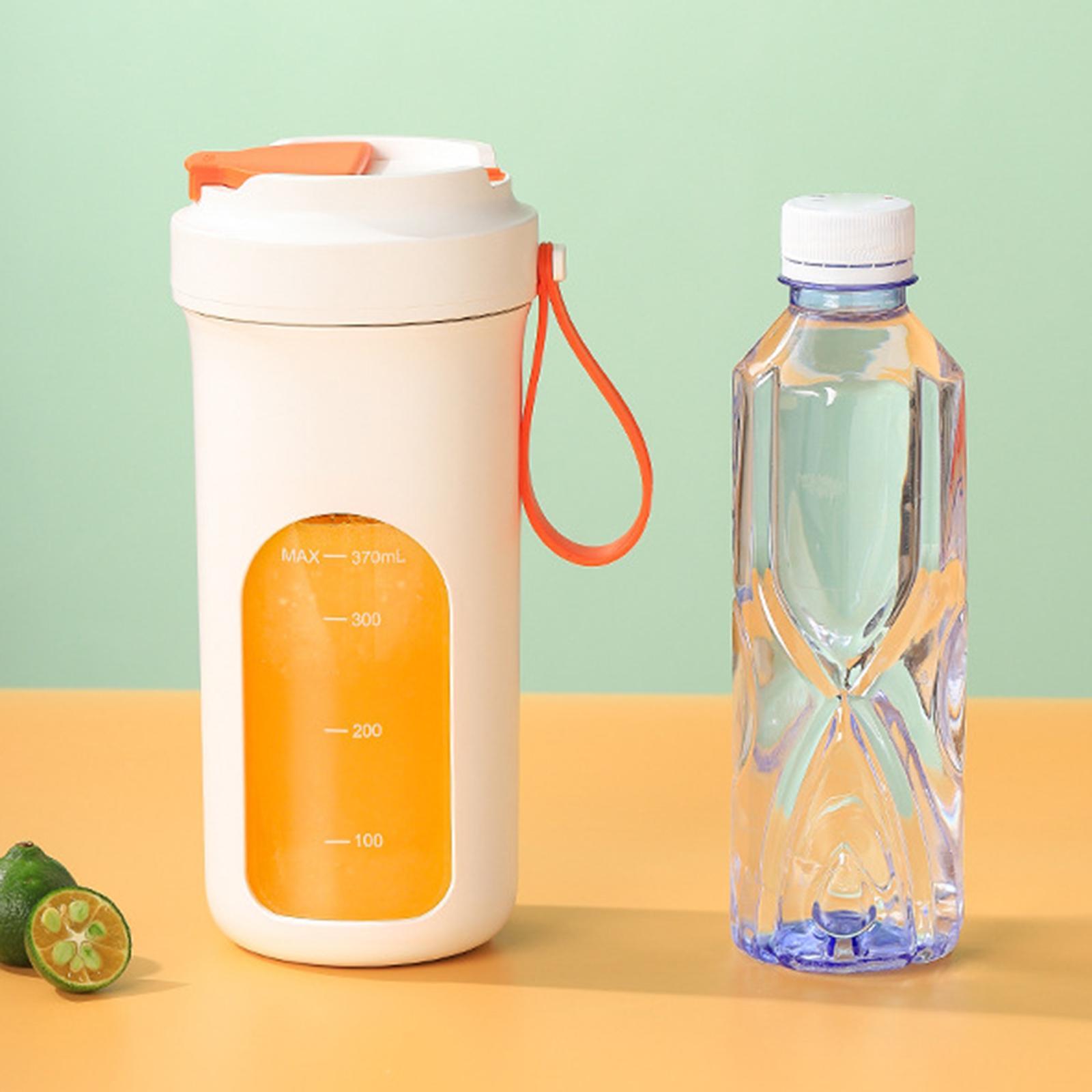 Portable Blender Juicer Cup Personal Mini Blender 370ml Blender Cup Travel Juicer Cup for Mixing Shakes and Smoothies Camping