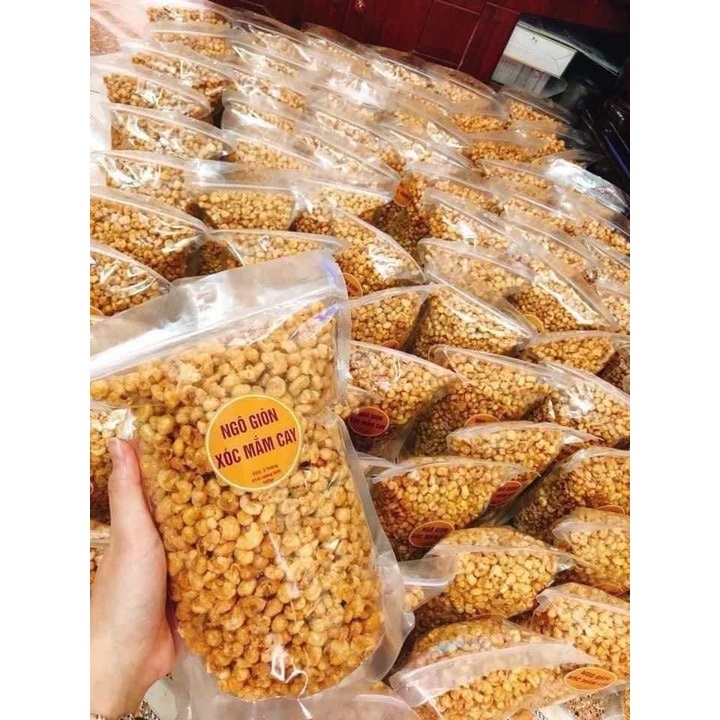Ngô Nếp sấy giòn 500g, bắp nếp sấy thơm ngon đậm vị