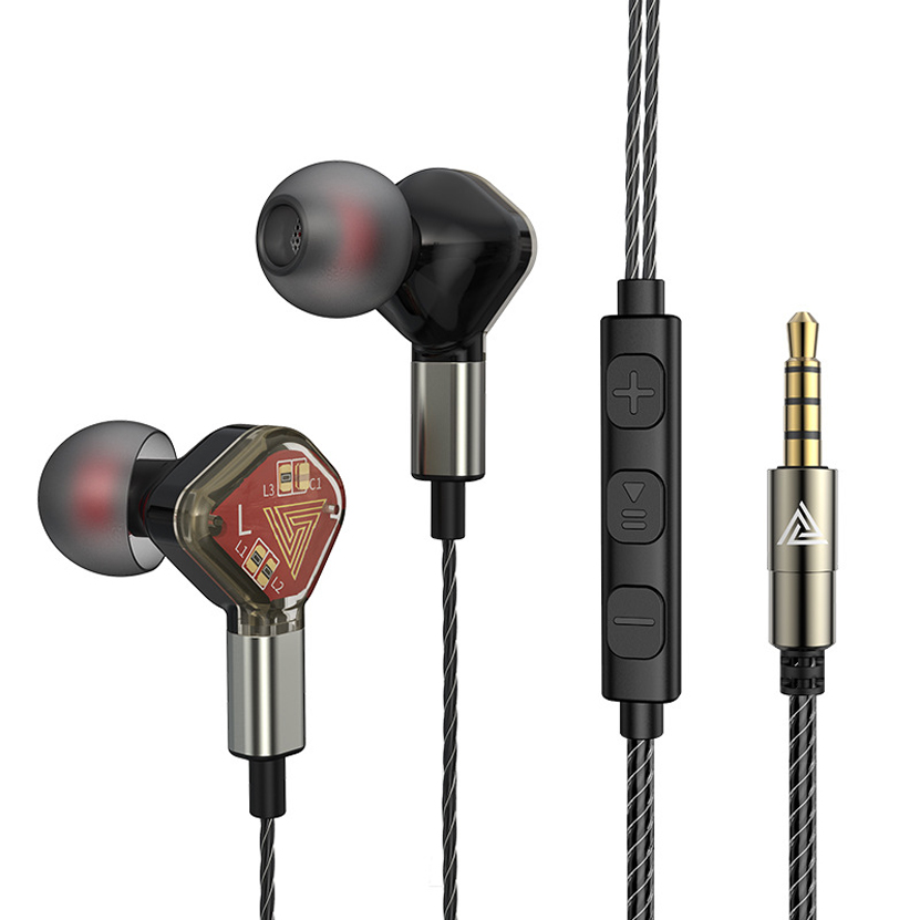 Tai Nghe Nhét Tai Có Dây Qkz Sk2 Thế Hệ Mới 2021  Chống Ồn Âm Thanh Nổi Bass Căng  Chuẩn Hifi Mic Hd Voice  -  Hàng Chính Hãng