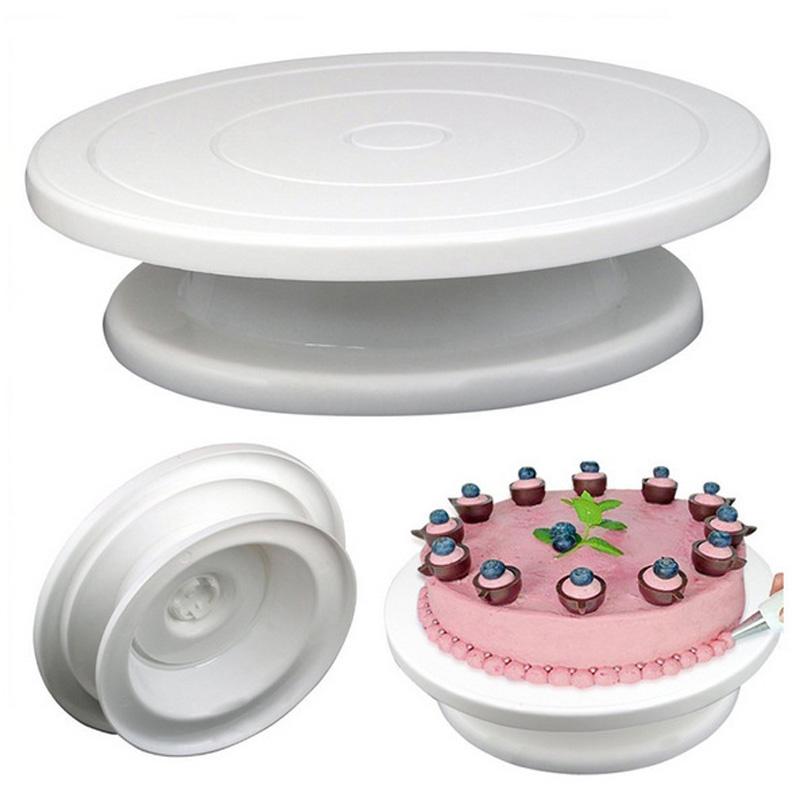 Bánh Dụng Cụ Bàn Xoay Bánh Ngọt Nướng Phụ Kiện Và Làm Bánh Cho Bếp Điện Hình Dạng Chân Đế Xoay Máy Làm Vòng Tròn Xoay