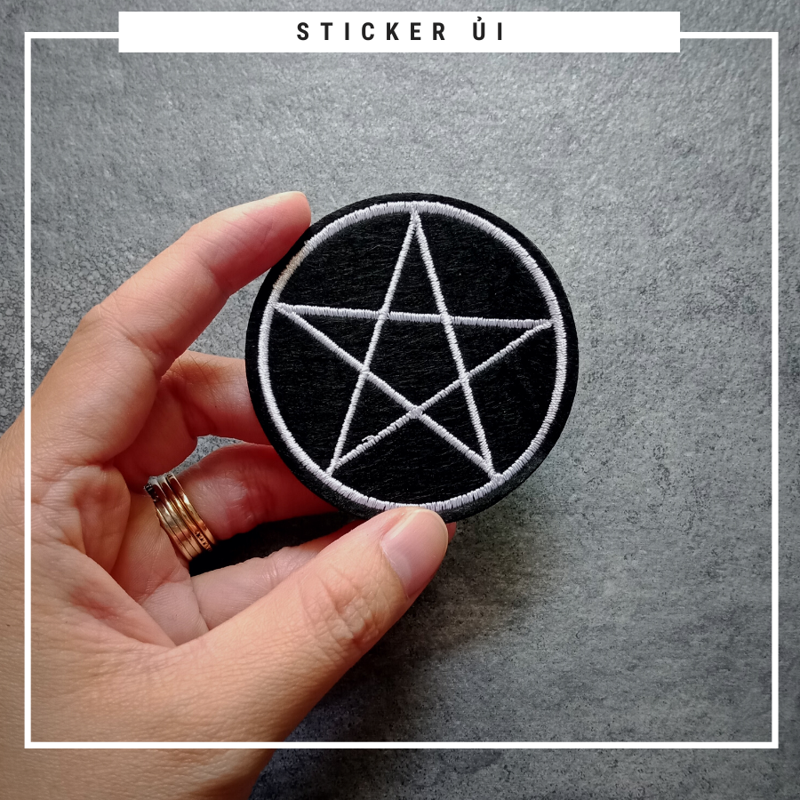 Phụ kiện trang trí áo thun tay lỡ unisex: Logo Sticker Patch Ủi Quần Áo, BALO, quần jogger chuẩn local brand streetstyle