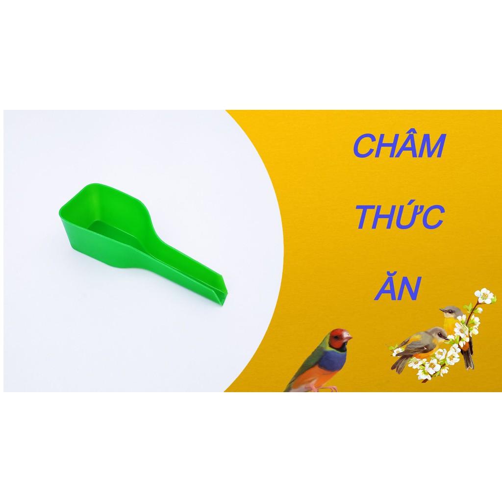 Châm thức ăn cho chim